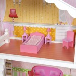 Casa de papusi din lemn Madeira DollHouse cu doua scari interioare Casa de papusi din lemn Madeira DollHouse cu doua scari interioare